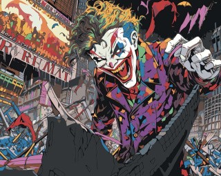 Картина по номерам «Джокер Joker: Злодей из комиксов»