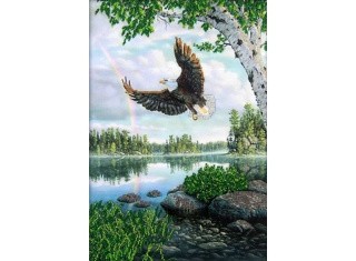 Набор вышивки бисером «Полет орла» Набор вышивки бисером «Полет орла»