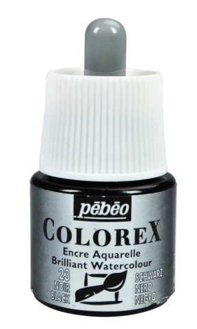 Акварельные чернила Pebeo Colorex (черный), 45 мл