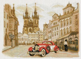 Рисунок на ткани «Прага»