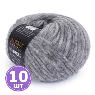 Пряжа Alpina ICE DROPS (02), серый, 10 шт. по 50 г Пряжа Alpina ICE DROPS (02), серый, 10 шт. по 50 г