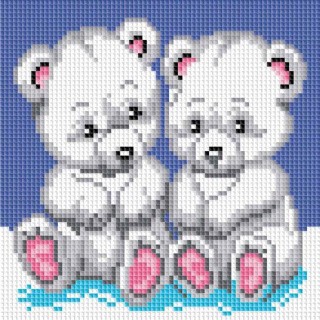 Алмазная вышивка «Медвежата» Алмазная вышивка «Медвежата»
