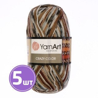 Пряжа YarnArt Crazy Color (158), мультиколор, 5 шт. по 100 г Пряжа YarnArt Crazy Color (158), мультиколор, 5 шт. по 100 г