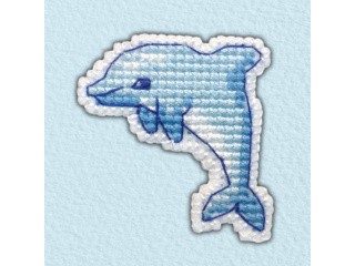 Набор для вышивания «Значок. Дельфин»