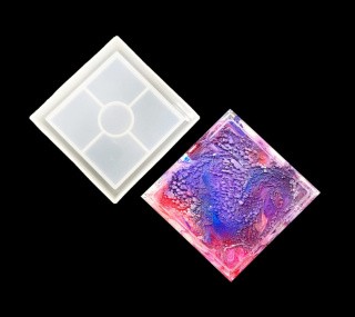 Большая силиконовая форма для Петри Квадрат с бортиками, Resin Pro Большая силиконовая форма для Петри Квадрат с бортиками, Resin Pro