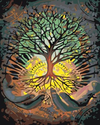 Картина по номерам «Древо жизни»