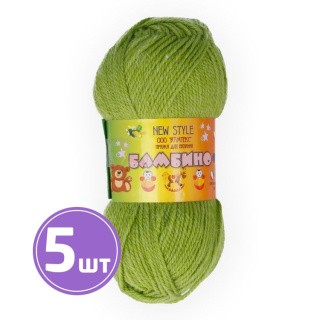 Пряжа Камтекс Бамбино (130), липа, 5 шт. по 50 г Пряжа Камтекс Бамбино (130), липа, 5 шт. по 50 г