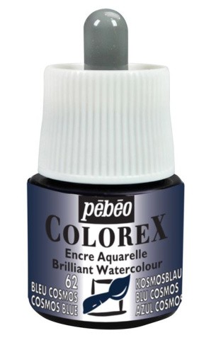 Акварельные чернила Pebeo Colorex (синий космический), 45 мл