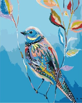 Картина по номерам «Весенняя птица»