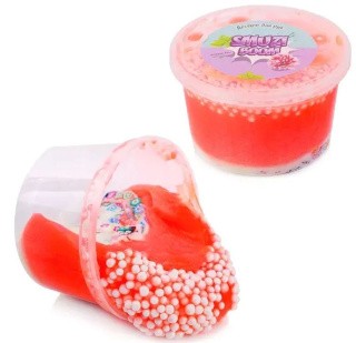 Слайм-десерт для рук Smuzi boom Клубничный, 200 г Слайм-десерт для рук Smuzi boom Клубничный, 200 г