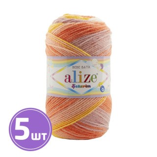 Пряжа ALIZE Sekerim bebe batik (7721), мультиколор, 5 шт. по 100 г