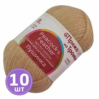 Пряжа из Троицка Пушинка (124), песочный, 10 шт. по 50 г Пряжа из Троицка Пушинка (124), песочный, 10 шт. по 50 г