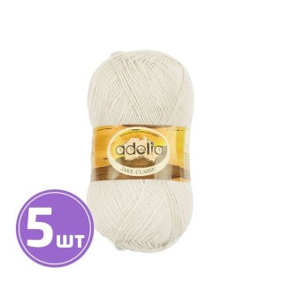 Пряжа Adelia JAKE CLASSIC (01), белый, 5 шт. по 100 г Пряжа Adelia JAKE CLASSIC (01), белый, 5 шт. по 100 г