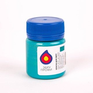 Краска для эбру холодный изумруд (металлик) 30 мл, Эбру-Профи Краска для эбру холодный изумруд (металлик) 30 мл, Эбру-Профи