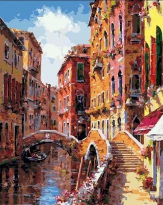 Картина по номерам «Мосты и каналы Венеции»