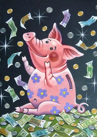 Алмазная вышивка «К богатству» Алмазная вышивка «К богатству»