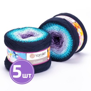 Пряжа YarnArt Flowers (254), мультиколор, 5 шт. по 250 г Пряжа YarnArt Flowers (254), мультиколор, 5 шт. по 250 г
