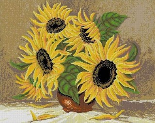 Алмазная вышивка «Подсолнухи - 5» Алмазная вышивка «Подсолнухи - 5»