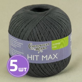 Пряжа Семеновская HIT max (30951), графит 5 шт. по 100 г Пряжа Семеновская HIT max (30951), графит 5 шт. по 100 г