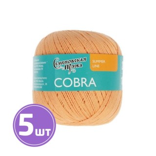 Пряжа Семеновская Cobra (30159), хризантема 5 шт. по 100 г Пряжа Семеновская Cobra (30159), хризантема 5 шт. по 100 г