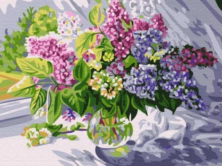 Картина по номерам «Махровая сирень» Картина по номерам «Махровая сирень»