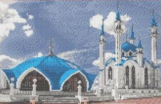 Рисунок на ткани «Мечеть Кул Шариф»