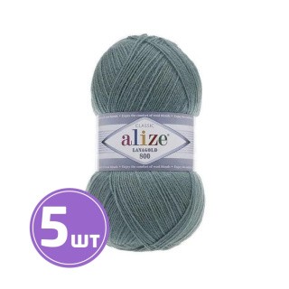 Пряжа ALIZE LanaGold 800 (386), серо-зеленый, 5 шт. по 100 г Пряжа ALIZE LanaGold 800 (386), серо-зеленый, 5 шт. по 100 г