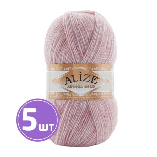 Пряжа ALIZE Angora Gold (664), розово-белый, 5 шт. по 100 г Пряжа ALIZE Angora Gold (664), розово-белый, 5 шт. по 100 г