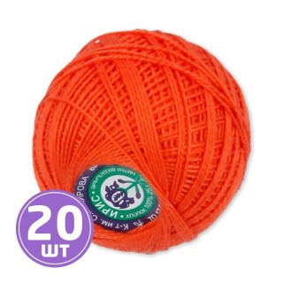Пряжа ПНК им.Кирова Ирис (№0712), алый, 20 шт. по 25 г Пряжа ПНК им.Кирова Ирис (№0712), алый, 20 шт. по 25 г