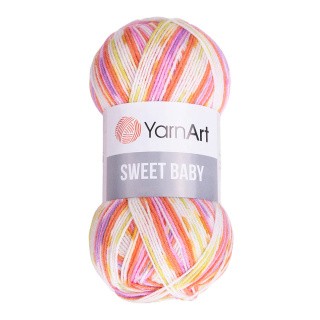 Пряжа YarnArt Sweet Baby (ЯрнАрт Свит беби), (907), мультиколор, 5 шт. по 100 г Пряжа YarnArt Sweet Baby (ЯрнАрт Свит беби), (907), мультиколор, 5 шт. по 100 г