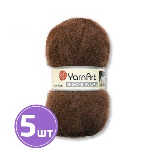 Пряжа YarnArt Angora De Luxe (116), темно-коричневый, 5 шт. по 100 г