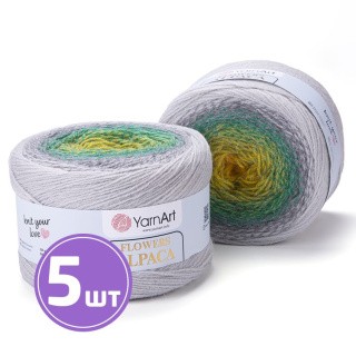 Пряжа YarnArt Flowers Alpaca (424), мультиколор, 5 шт. по 250 г Пряжа YarnArt Flowers Alpaca (424), мультиколор, 5 шт. по 250 г