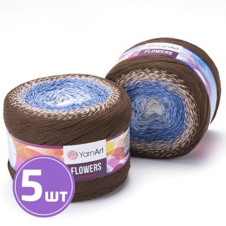 Пряжа YarnArt Flowers (320), мультиколор, 5 шт. по 200 г Пряжа YarnArt Flowers (320), мультиколор, 5 шт. по 200 г