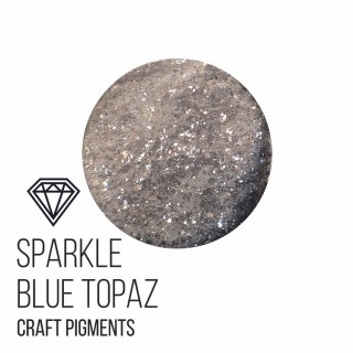 Пигмент минеральный Sparkle Blue Topaz 25 мл, CraftPigments