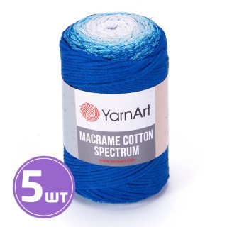 Пряжа YarnArt Macrame cotton spectrum (1312), мультиколор, 5 шт. по 250 г Пряжа YarnArt Macrame cotton spectrum (1312), мультиколор, 5 шт. по 250 г