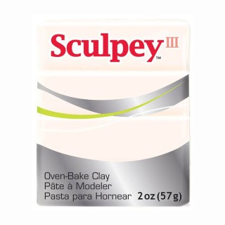 Полимерная глина Sculpey III, цвет: 010 прозрачный, 42 г Полимерная глина Sculpey III, цвет: 010 прозрачный, 42 г