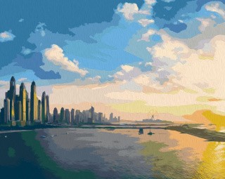 Картина по номерам «Вид на Гудзон» Картина по номерам «Вид на Гудзон»