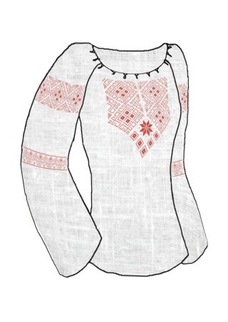 Набор заготовка для вышивания женской рубашки «Берегиня» размер 48-54