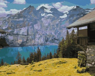 Картина по номерам «Свежее утро» Картина по номерам «Свежее утро»