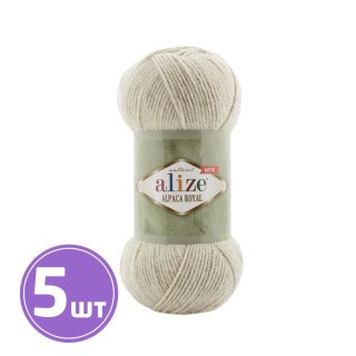 Пряжа ALIZE Alpaca royal new (152), светло-натуральный, 5 шт. по 100 г