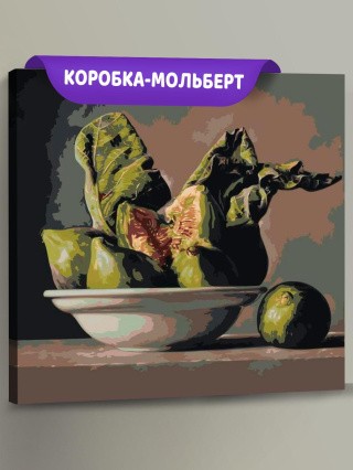 Картина по номерам «Натюрморт зеленый»