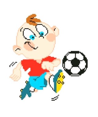 Набор для вышивания «Футболист»