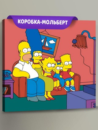 Картина по номерам «Симпсоны»