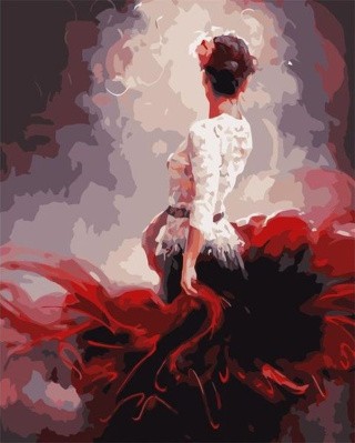 Картина по номерам «Алая цыганка» Картина по номерам «Алая цыганка»