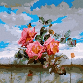 Картина по номерам «Антонов А. Розы»