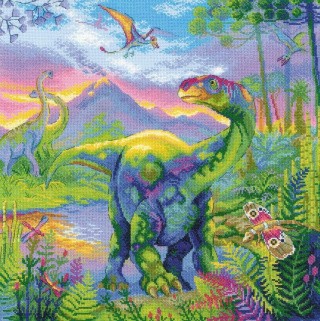 Набор для вышивания «Эра динозавров»