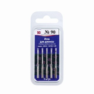 Иглы для бытовых швейных машин, №100, для джинсы, Арти Иглы для бытовых швейных машин, №100, для джинсы, Арти