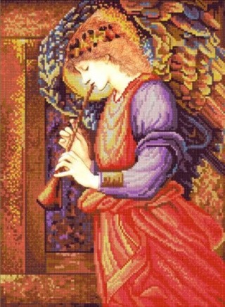 Рисунок на ткани «Музыка ангела» Рисунок на ткани «Музыка ангела»