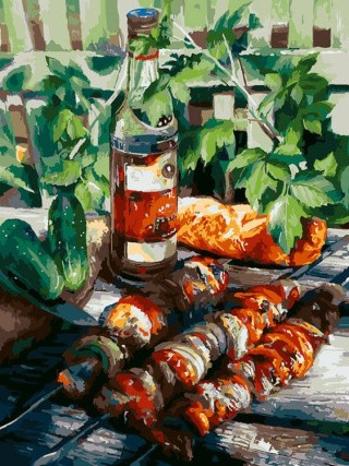 Картина по номерам «Вкусно очень» Картина по номерам «Вкусно очень»