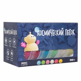 Космический песок Микс-набор 6 цветов 900 г Космический песок Микс-набор 6 цветов 900 г